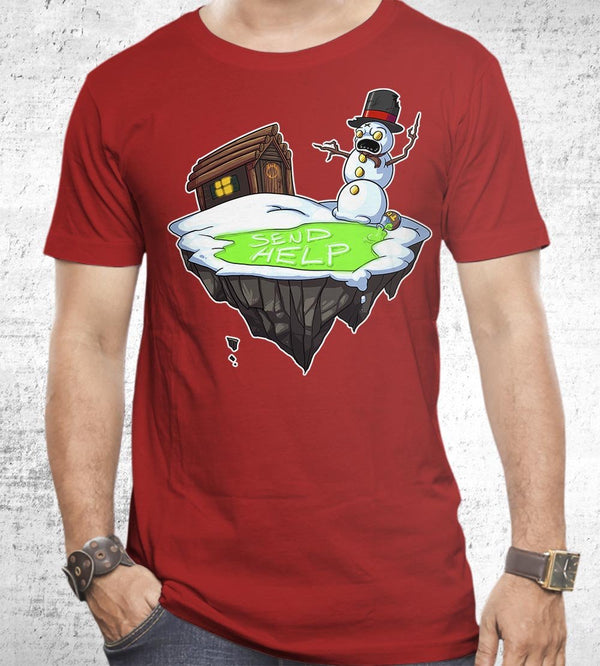 Snowman Needs Help T-Shirts by Tear of Grace - Pixel Empire