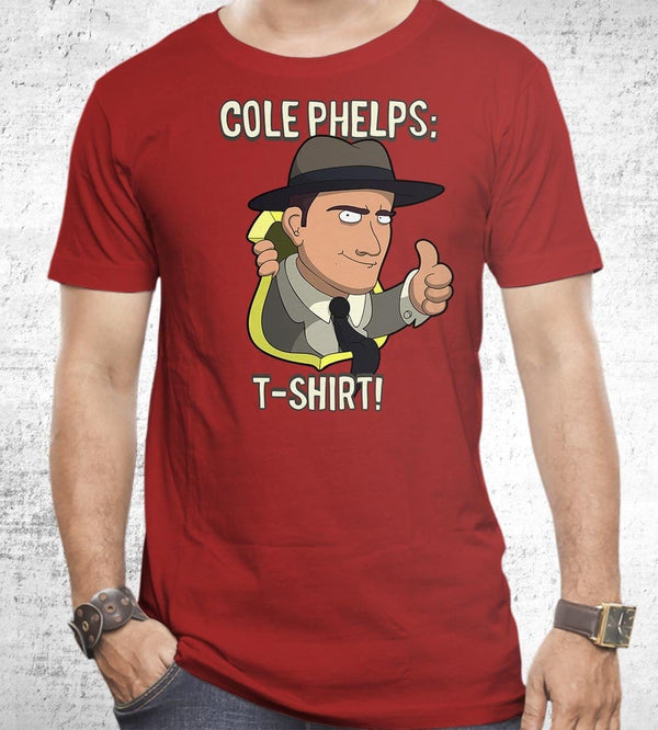 Some Call Me Cole Phelps T-Shirts by Some Call Me Johnny - Pixel Empire