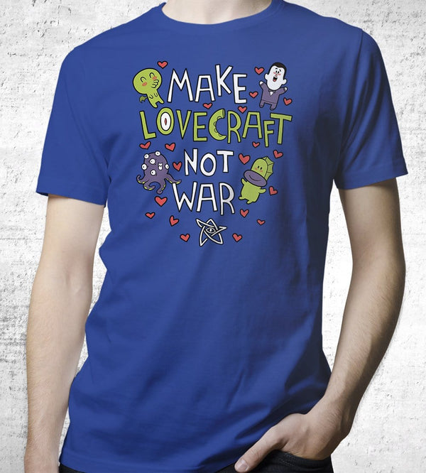 Make Lovecraft, Not War T-Shirts by Anna-Maria Jung - Pixel Empire