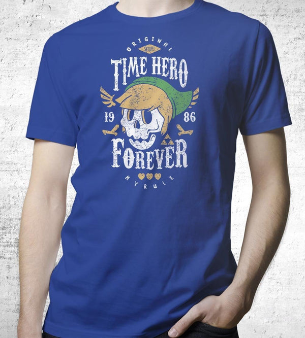 Time Hero Forever T-Shirts by Olipop - Pixel Empire