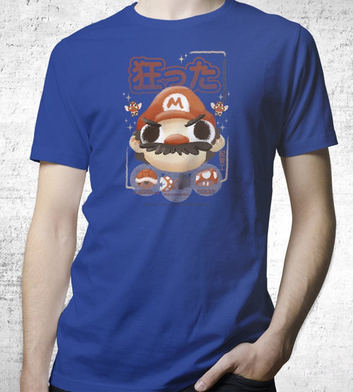 Crazy Motherfucking Mario T-Shirts by Andre Fellipe - Pixel Empire
