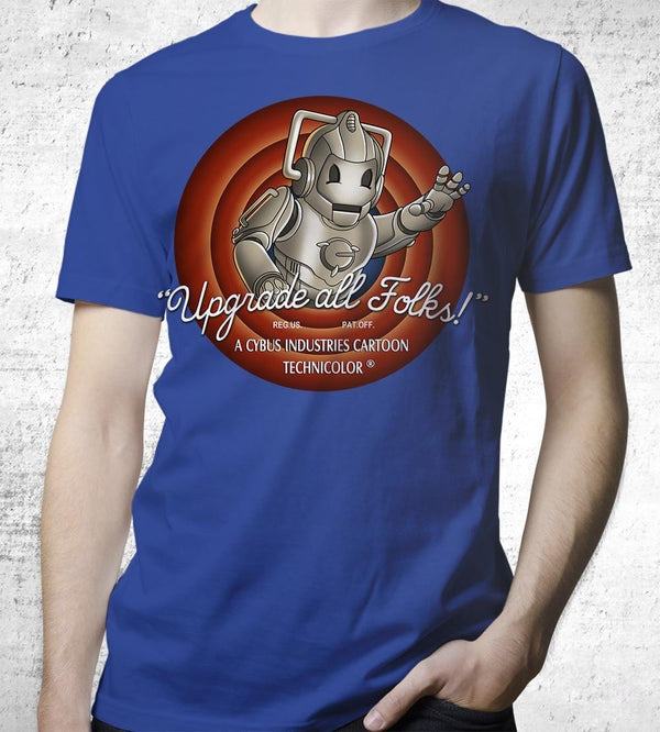 Upgrade All Folks T-Shirts by Saqman - Pixel Empire