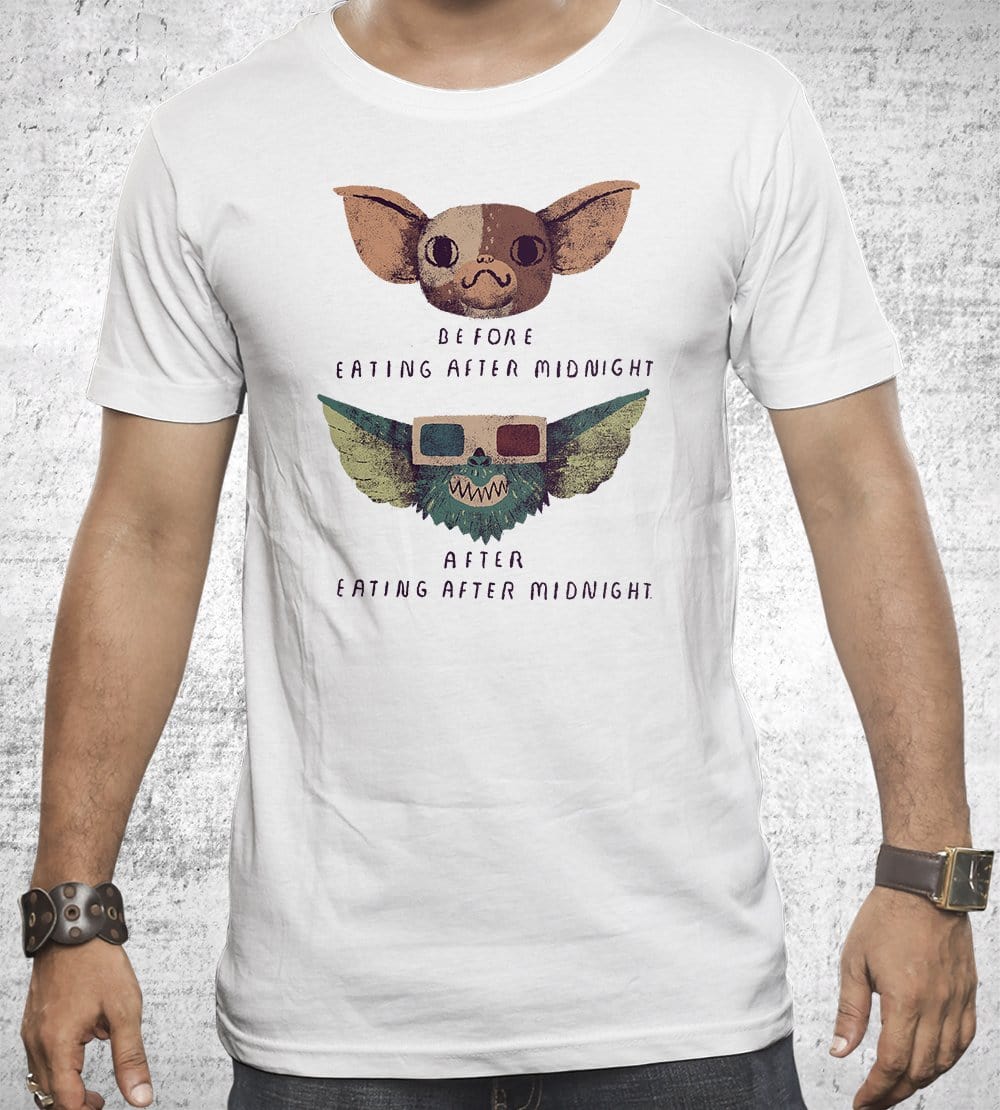 Gremlins Before And After T-Shirts by Louis Roskosch - Pixel Empire