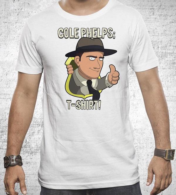 Some Call Me Cole Phelps T-Shirts by Some Call Me Johnny - Pixel Empire