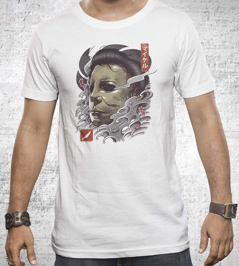 Oni Slasher Mask T-Shirts by Vincent Trinidad - Pixel Empire