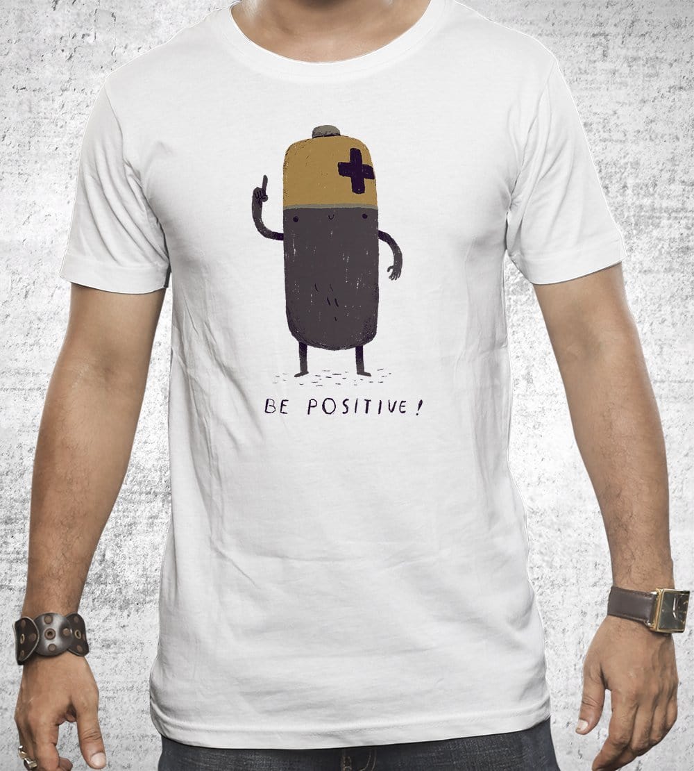 Be Positive T-Shirts by Louis Roskosch - Pixel Empire