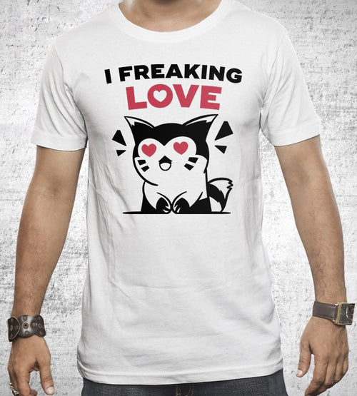 I Freaking Love Ferrets T-Shirts by Dobbs - Pixel Empire