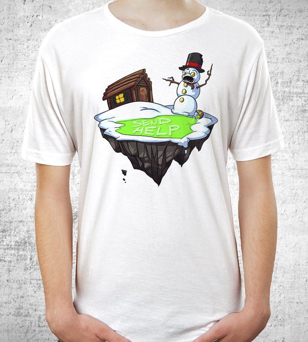 Snowman Needs Help T-Shirts by Tear of Grace - Pixel Empire