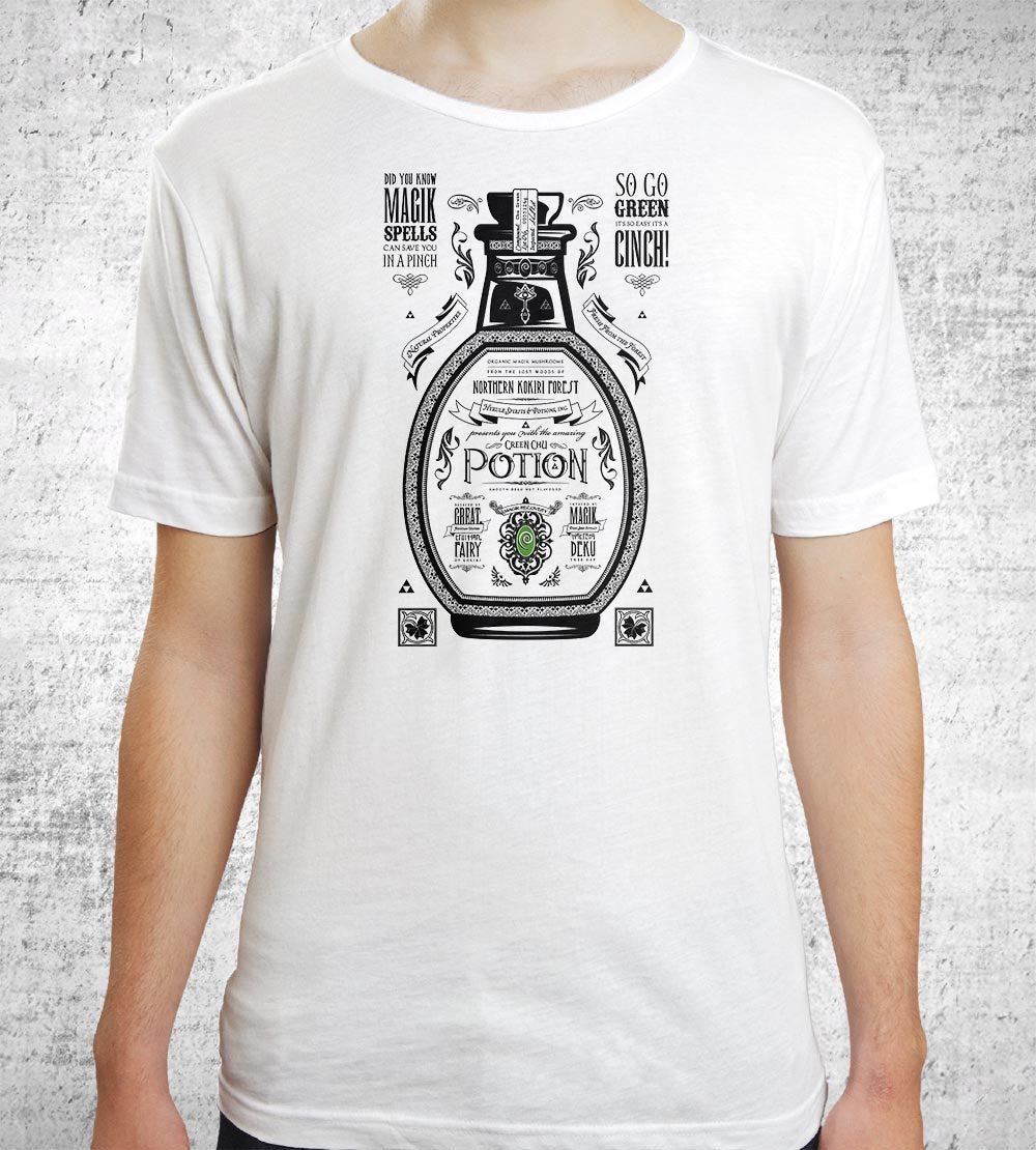 Green Potion T-Shirts by Barrett Biggers - Pixel Empire