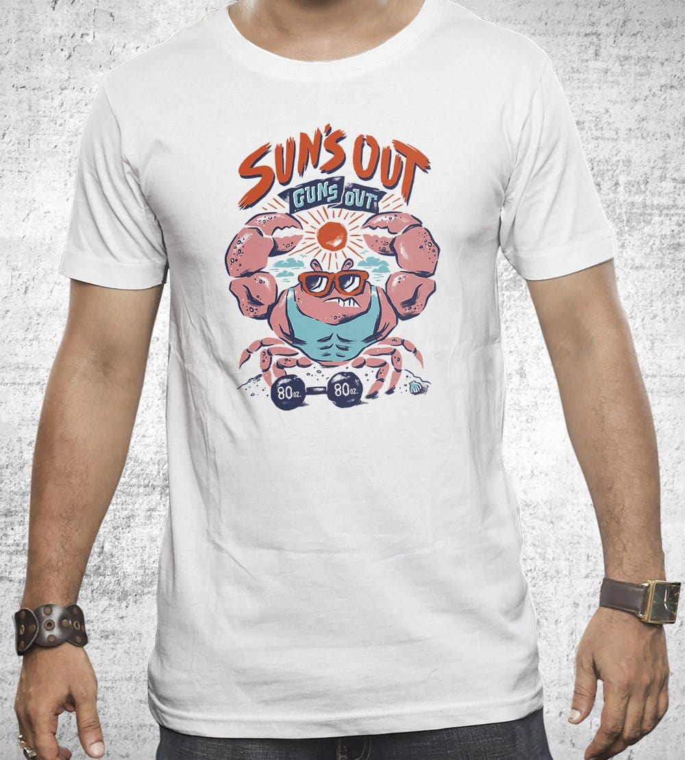 Suns Out Guns Out T-Shirts by Chris Phillips - Pixel Empire