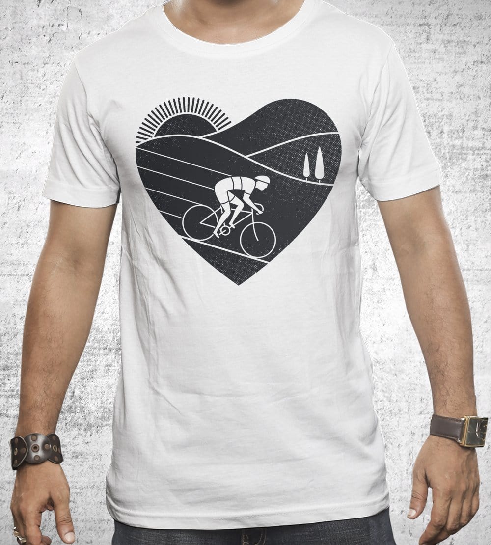 Love Cycling T-Shirts by Rick Crane - Pixel Empire