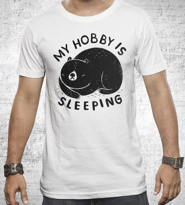 My Hobby Is Sleeping T-Shirts by Louis Roskosch - Pixel Empire