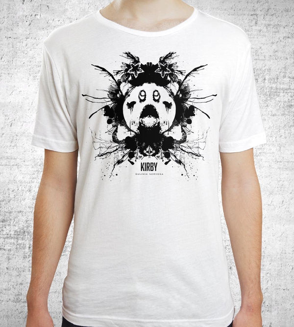 Kirby Ink Blot T-Shirts by Barrett Biggers - Pixel Empire