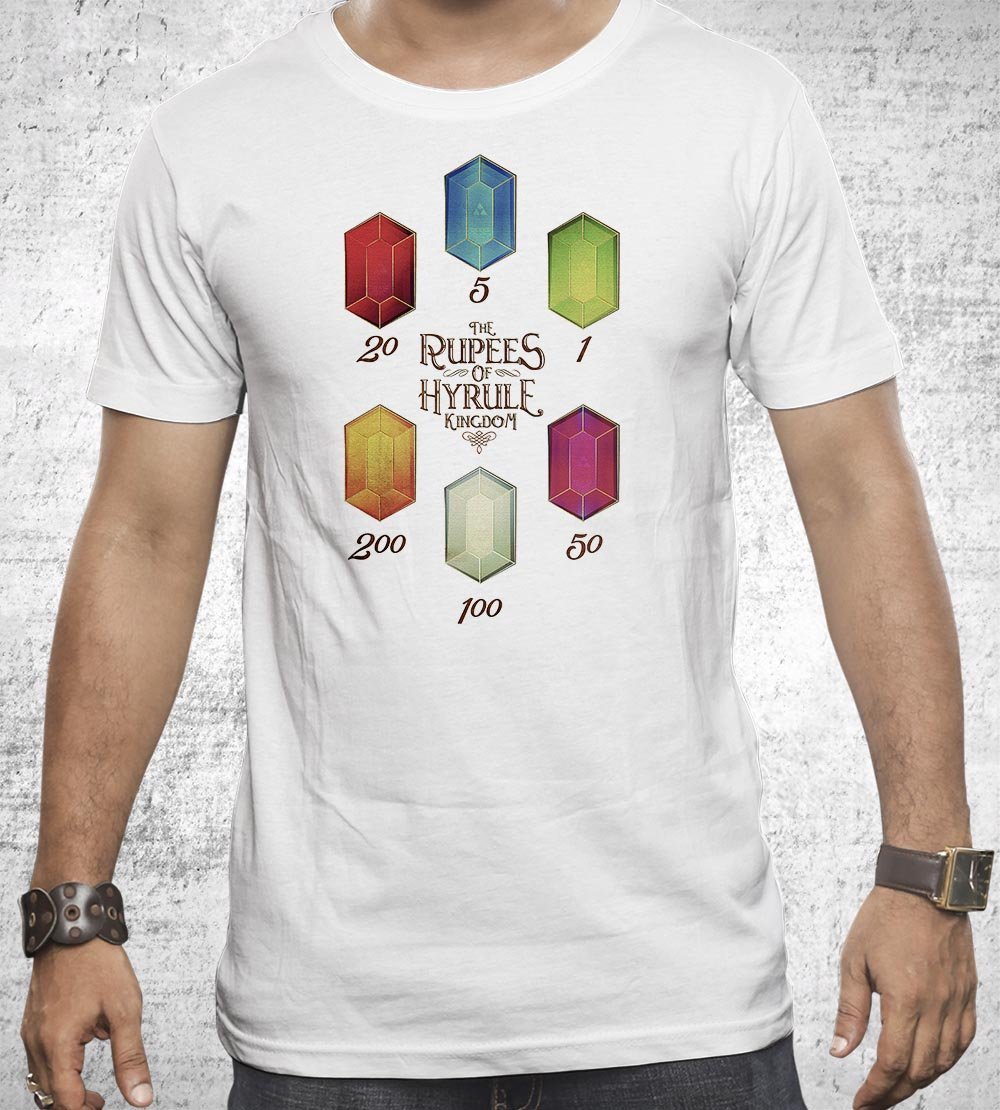 Rupees of Hyrule T-Shirts by Barrett Biggers - Pixel Empire
