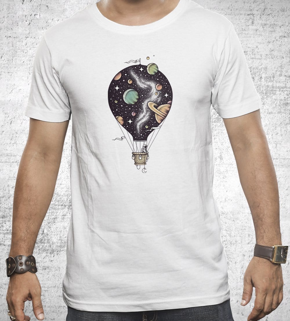 Interstellar Journey T-Shirts by Enkel Dika - Pixel Empire