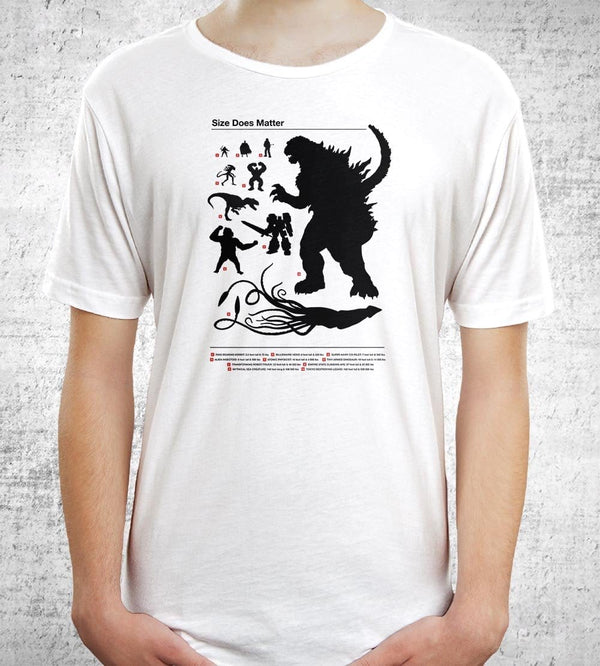 Size Does Matter T-Shirts by Grant Shepley - Pixel Empire