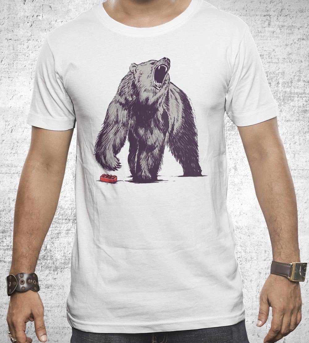 Bear Block T-Shirts by Daniel Teres - Pixel Empire
