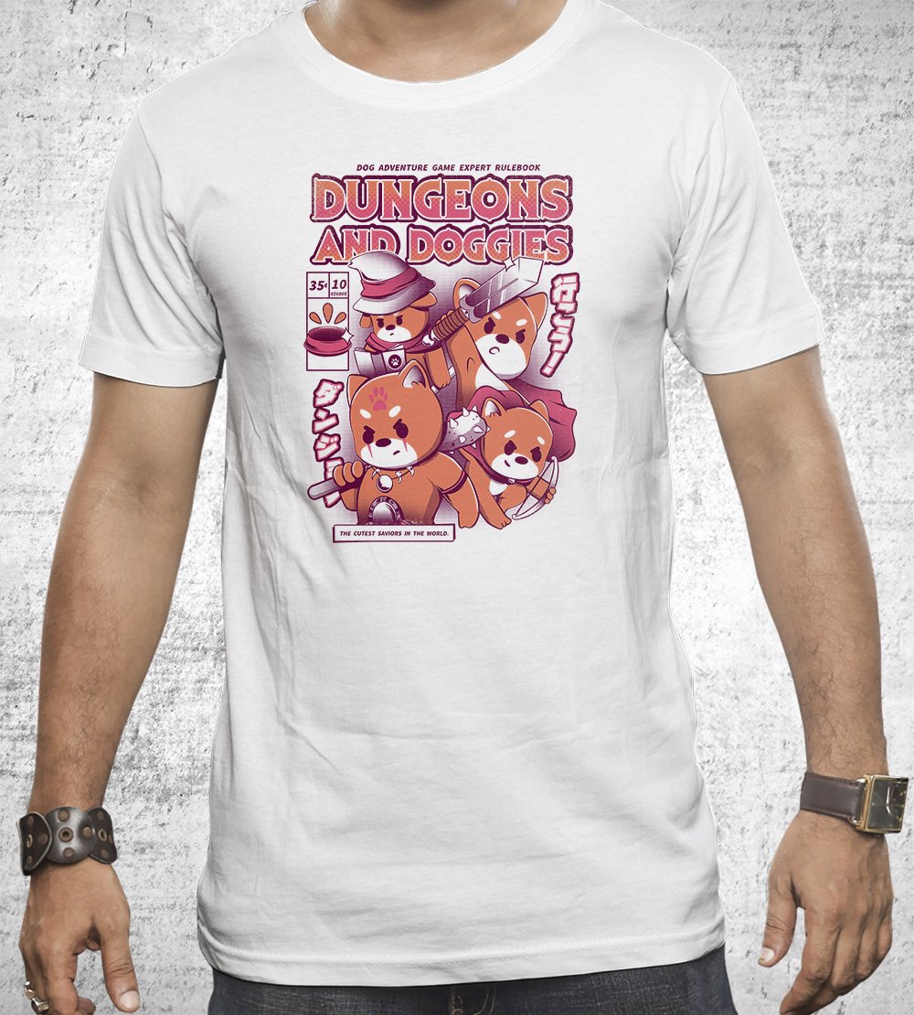 Dungeon And Doggies T-Shirts by Ilustrata - Pixel Empire