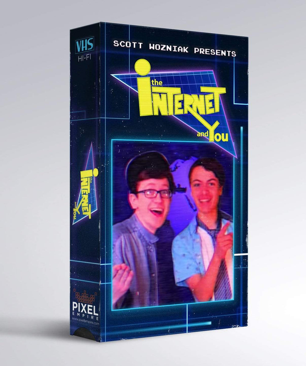 The Internet and You VHS + Poster VHS by Scott The Woz - Pixel Empire