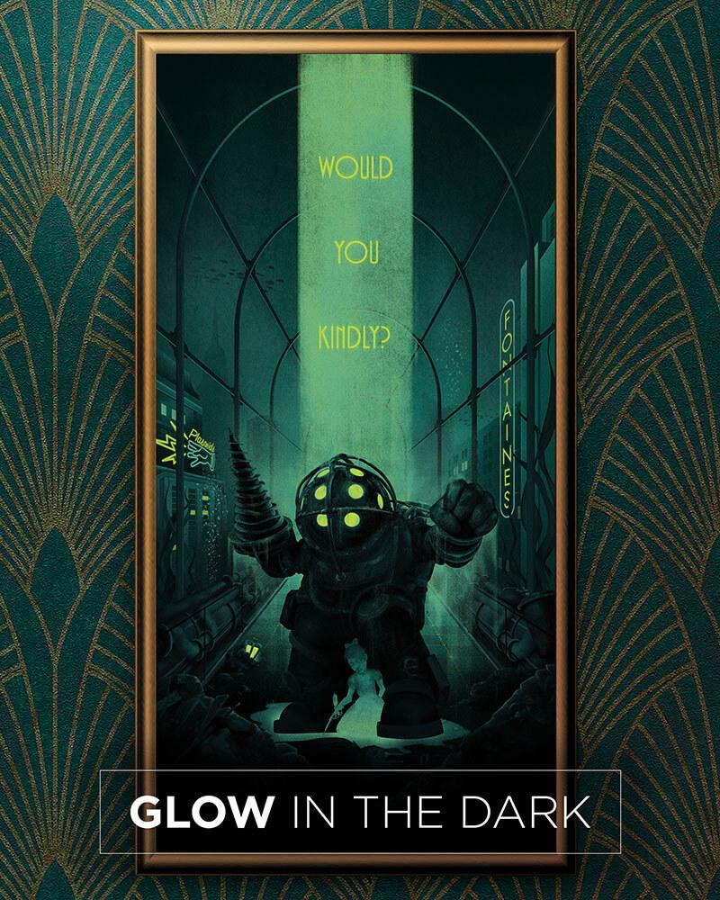 Would You Kindly - Glow in the Dark Posters by Dylan West - Pixel Empire