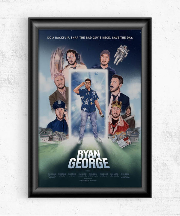 Ryan George Free 2021 Poster Posters by Pixel Empire - Pixel Empire