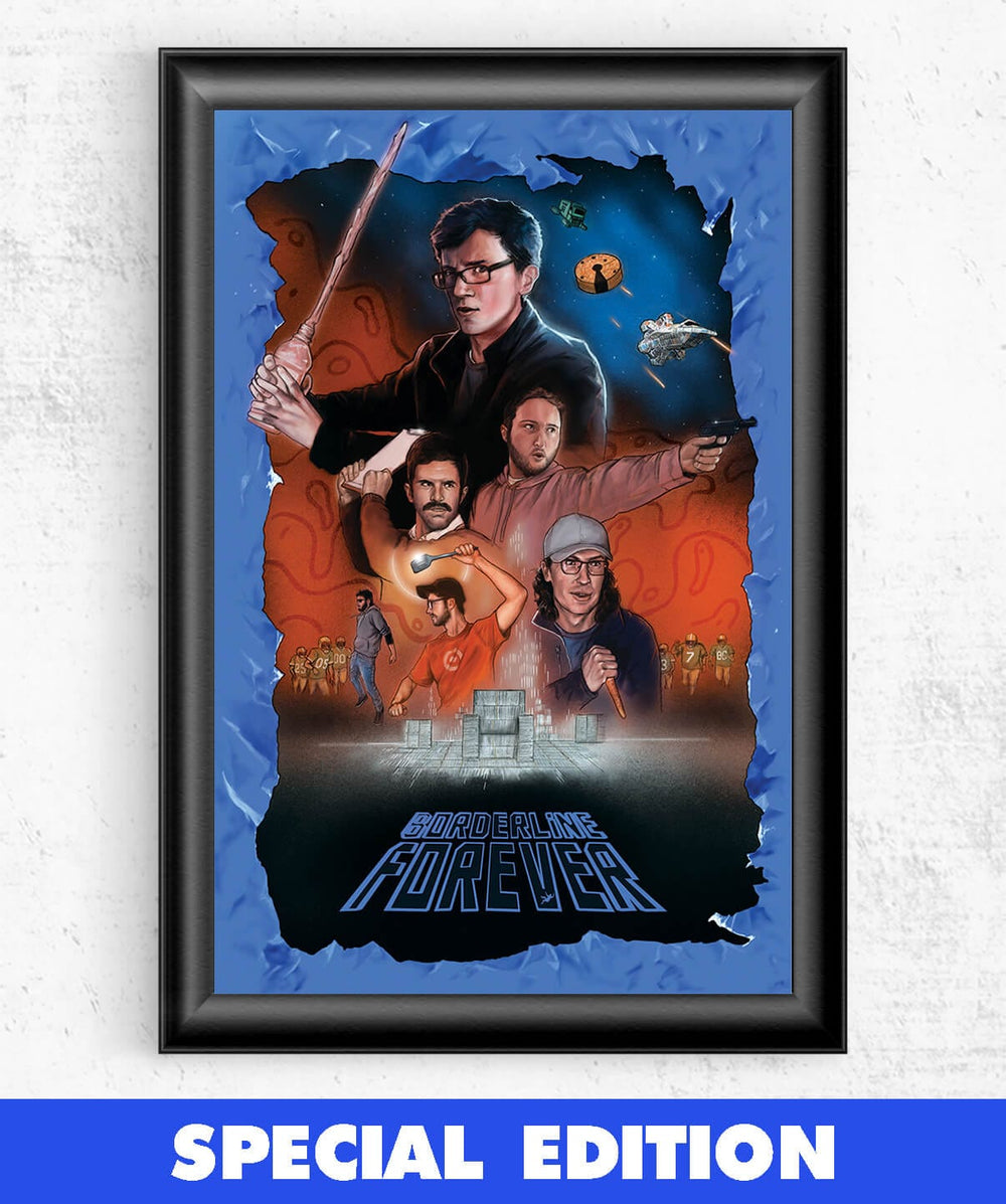 Borderline Forever - Gloss Highlight Edition Posters by Scott The Woz - Pixel Empire