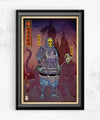 Skeletor Ukiyo-e Posters by William Xiaobaosg - Pixel Empire