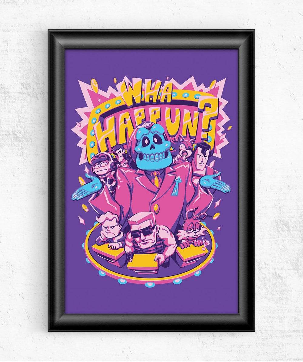 Wha Happun? Posters by Matt McMuscles - Pixel Empire