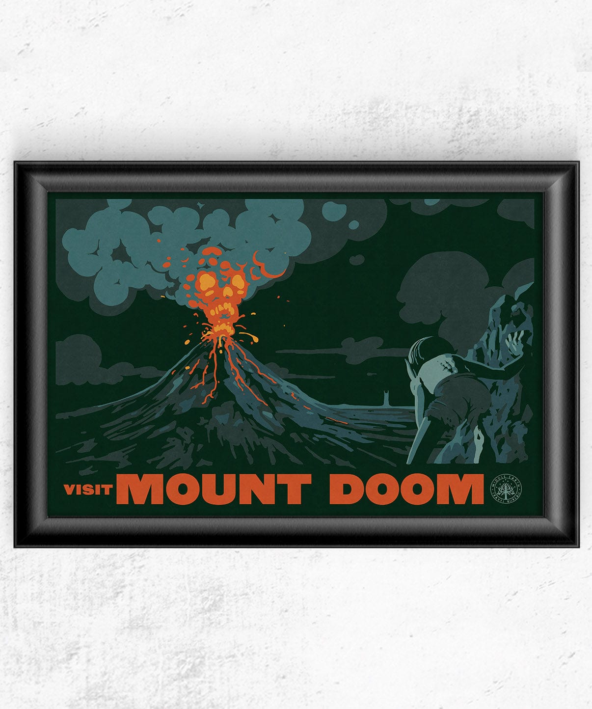 FOIL] 滅びの山/Mount Doom (ポスター版) 【英語版】 [LTR-土地