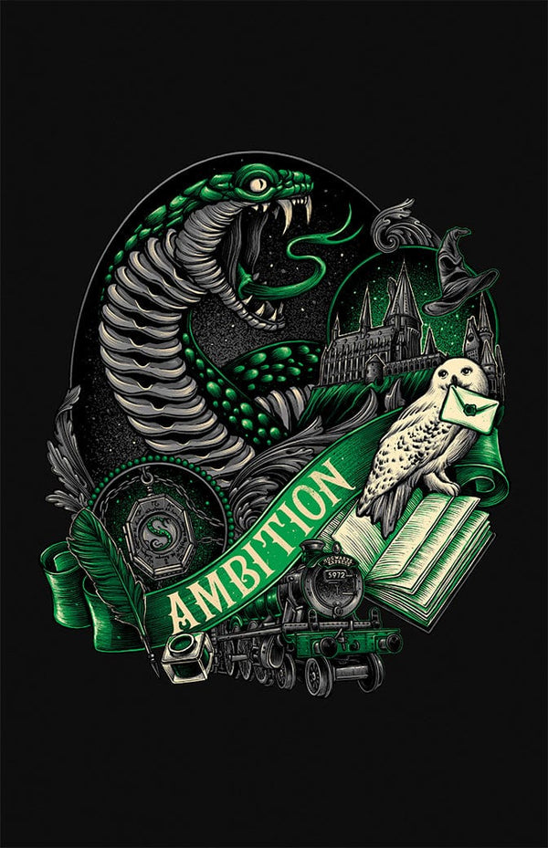 Wizarding House Emblems Posters by Glitchy Gorilla - Pixel Empire