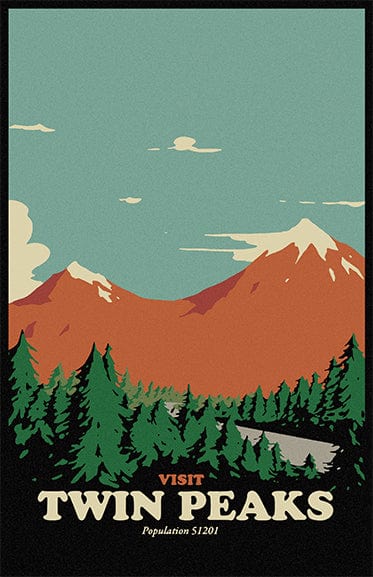 Visit Twin Peaks Posters by Mathiole - Pixel Empire