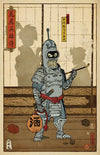 Bender Ukiyo-e Posters by William Xiaobaosg - Pixel Empire