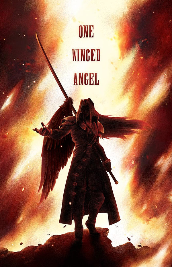 One Winged Angel Posters by Dylan West - Pixel Empire