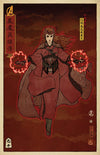 Scarlet Witch Ukiyo-e Posters by William Xiaobaosg - Pixel Empire