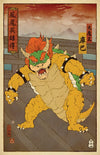 Bowser Ukiyo-e Posters by William Xiaobaosg - Pixel Empire