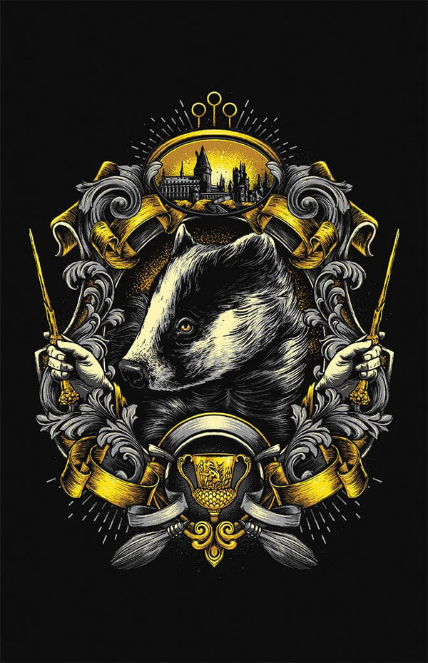 Wizarding House Set Posters by Glitchy Gorilla - Pixel Empire