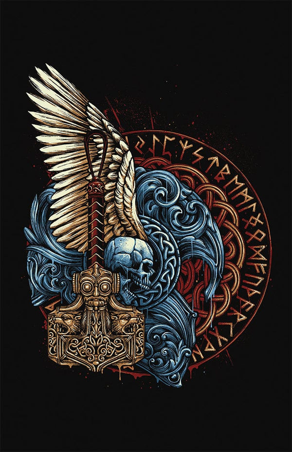 Emblem of the Odinsons Set Posters by Glitchy Gorilla - Pixel Empire