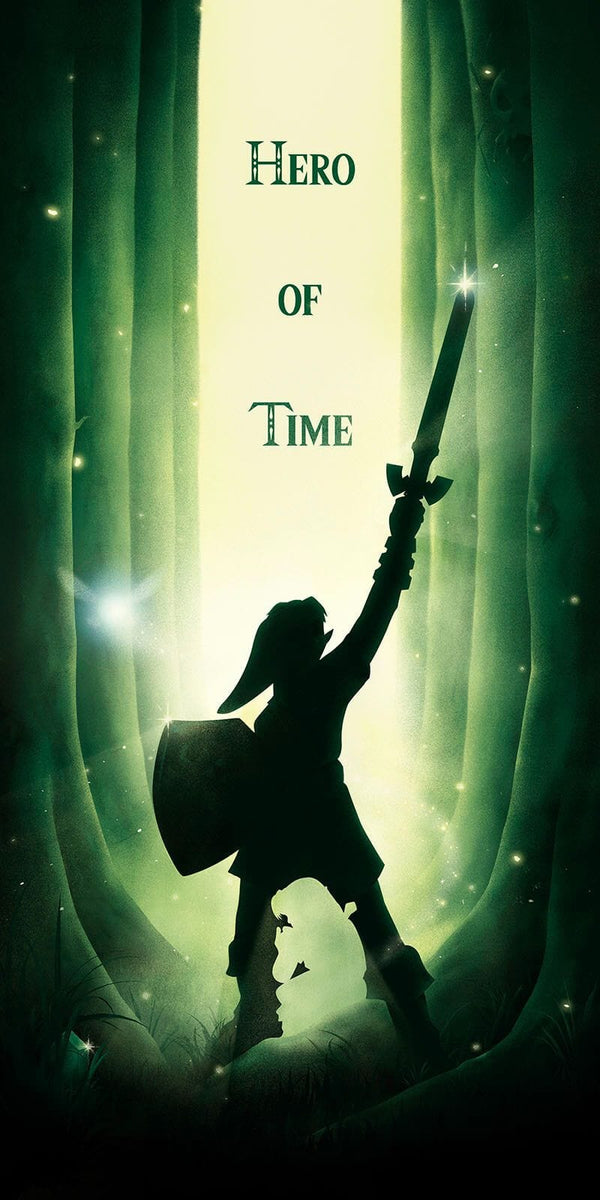 Hero of Time - Glitter Highlights Posters by Dylan West - Pixel Empire