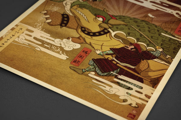 Mario Ukiyo-e Posters by William Xiaobaosg - Pixel Empire