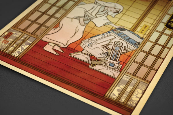 Leia Ukiyo-e Posters by William Xiaobaosg - Pixel Empire