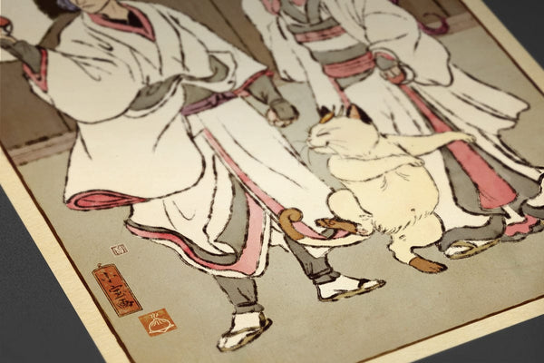 Original Japanese Woodblock Print: By Eisen (1790-1848