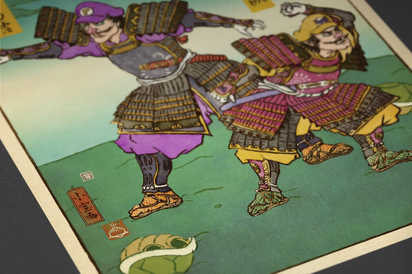 Wario Ukiyo-e Posters by William Xiaobaosg - Pixel Empire