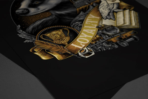 Wizarding House Emblems Posters by Glitchy Gorilla - Pixel Empire