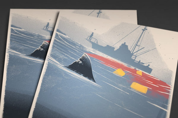 Jaws Posters by Felix Tindall - Pixel Empire