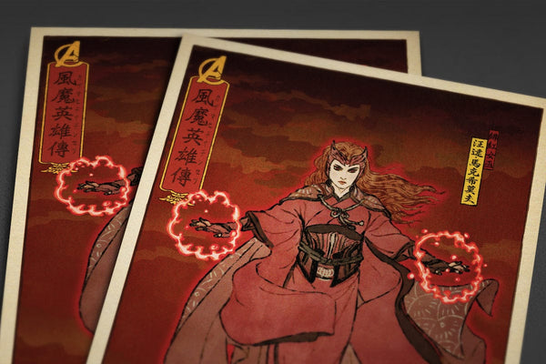 Scarlet Witch Ukiyo-e Posters by William Xiaobaosg - Pixel Empire