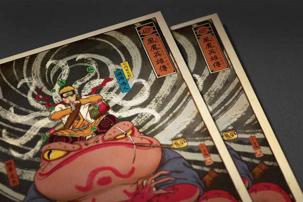 Naruto 2 Ukiyo-e Posters by William Xiaobaosg - Pixel Empire