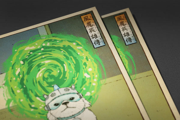 Snowball Ukiyo-e Posters by William Xiaobaosg - Pixel Empire