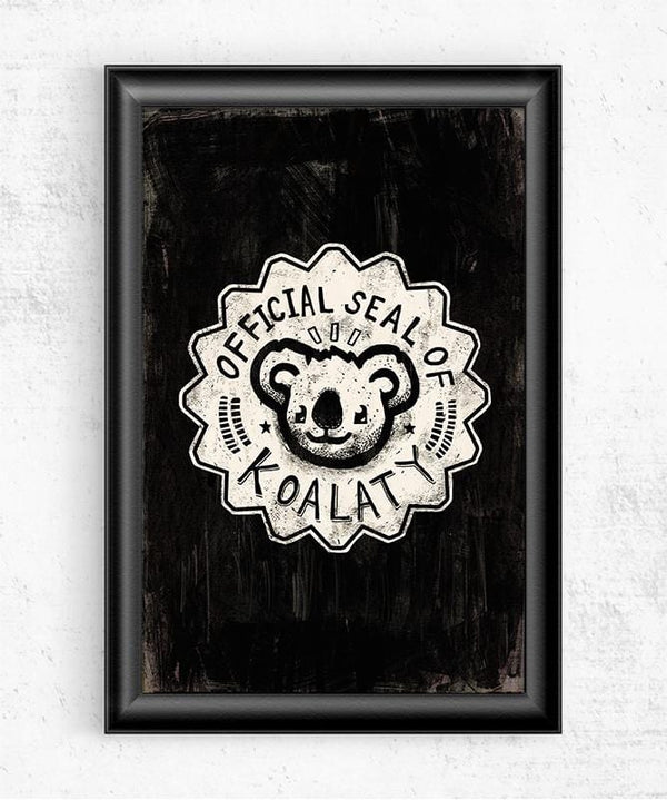 Koalaty Posters by Ronan Lynam - Pixel Empire