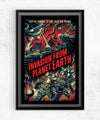Invasion from Planet Earth Posters by Javier Ramos - Pixel Empire