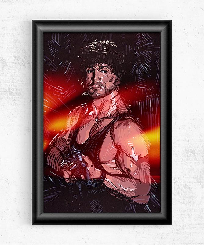 Rambo Posters by Nikita Abakumov - Pixel Empire
